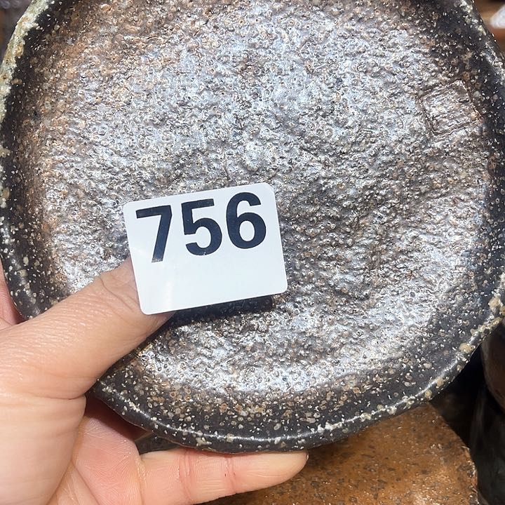 盘高温柴烧陶泥盘子