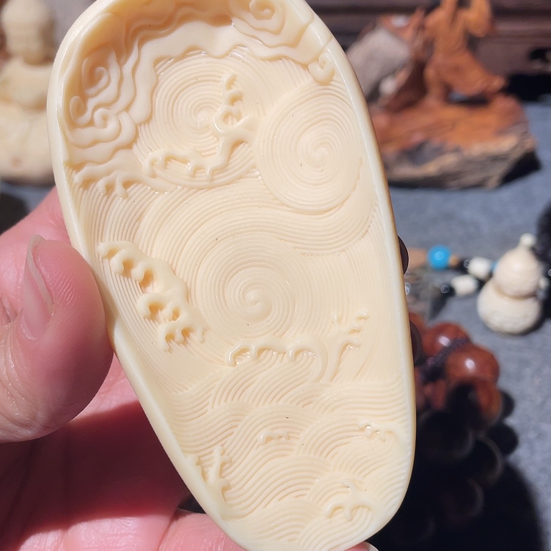 柏木（崖柏）象牙果茶则