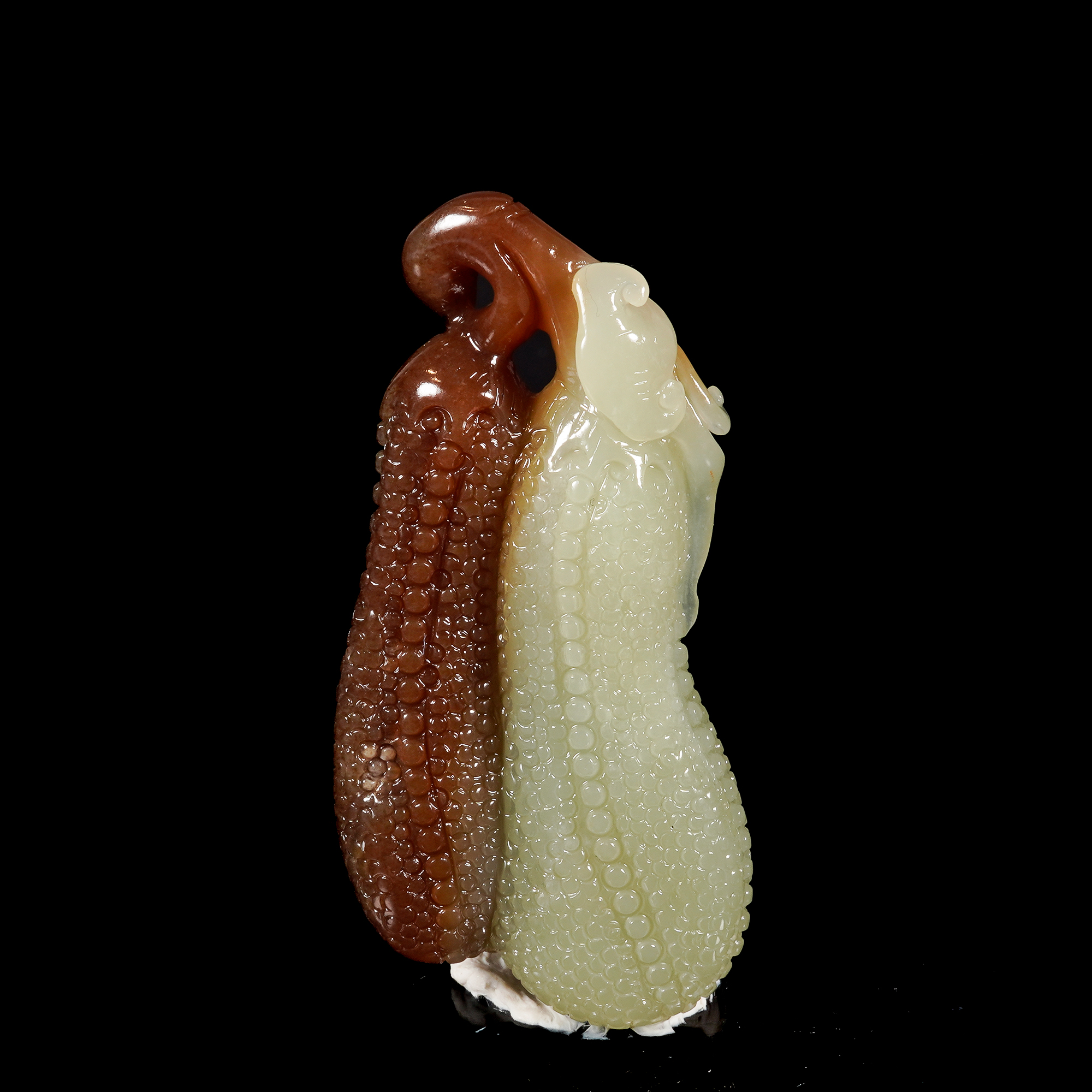 LOT.007和田玉巧雕多子多福坠/X3088