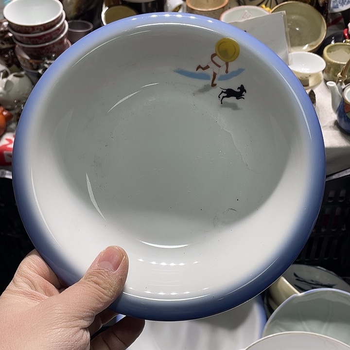 瓷片在一起的时候就是不知道