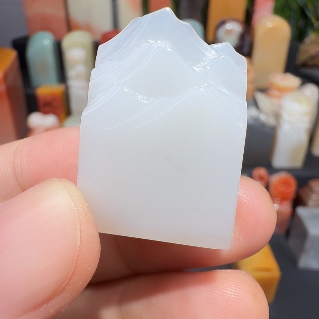 ****老挝石印石雪山印章