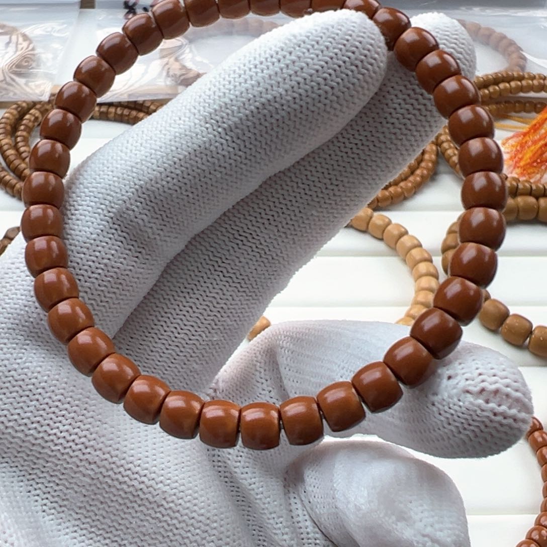 橄榄核手串行****、6.1核尖手串老油