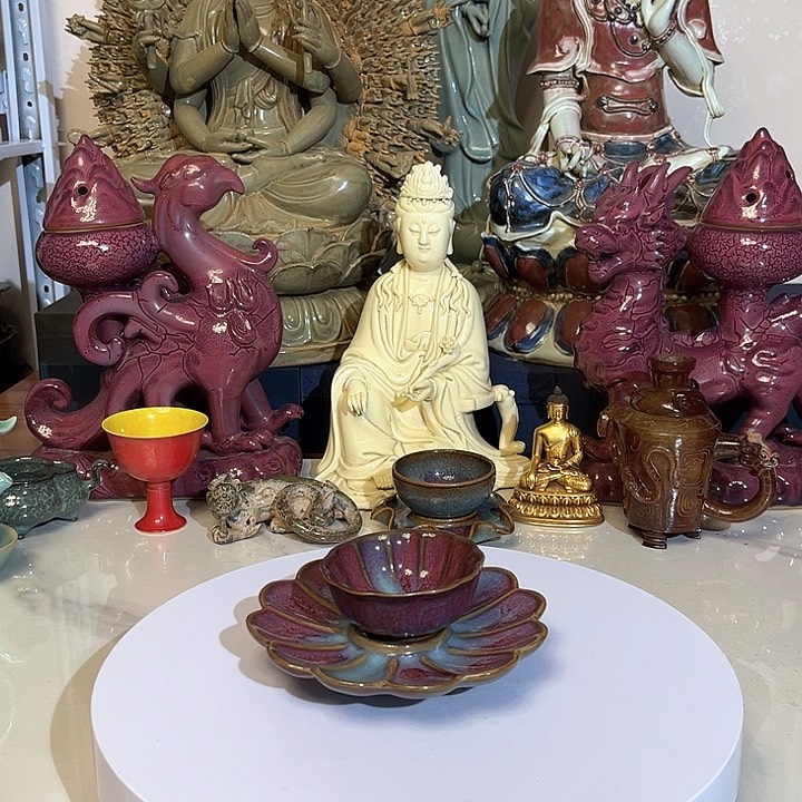 瓷片摆件摆件摆件