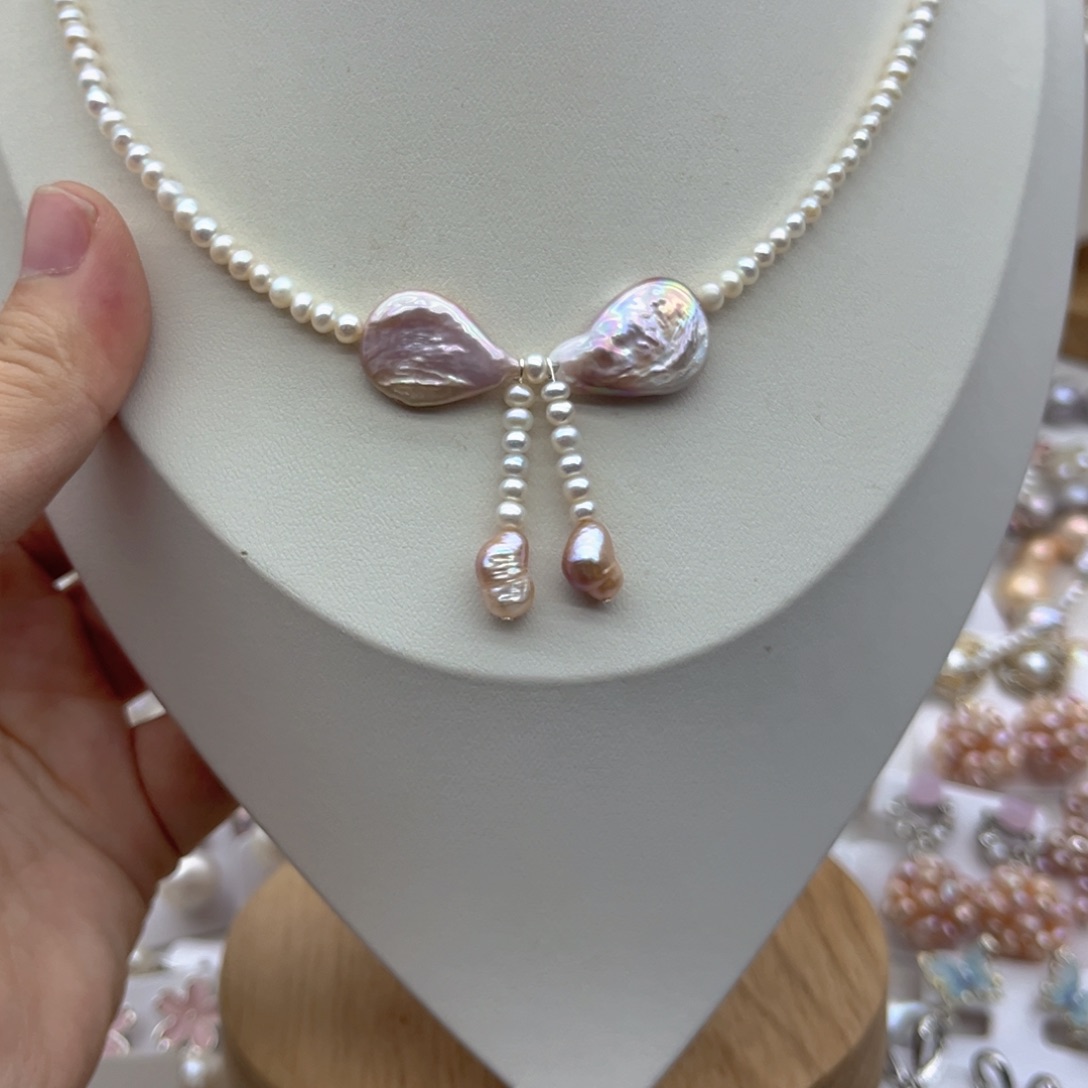 颈饰未镶嵌淡水珍珠