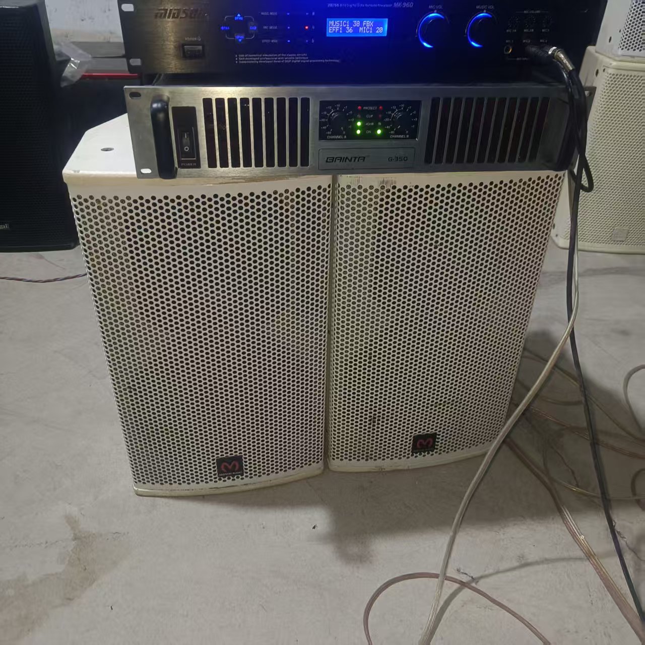 美国美迪声10寸专业箱三件套 不包邮