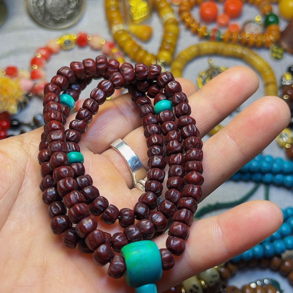 【闪购商品】玻璃颈饰普提手串/普提108