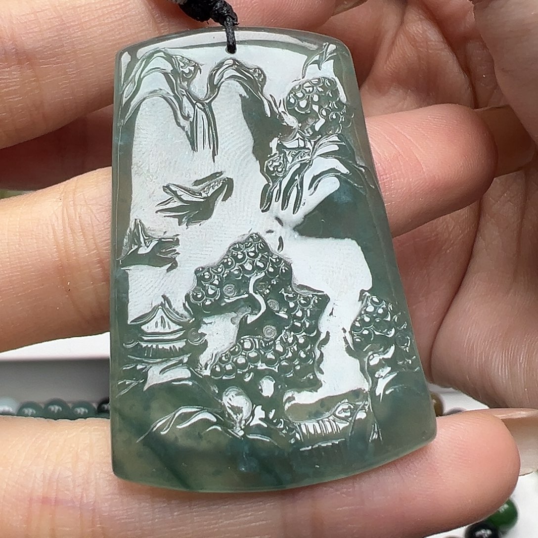 翡翠未镶嵌颈饰翡翠自选