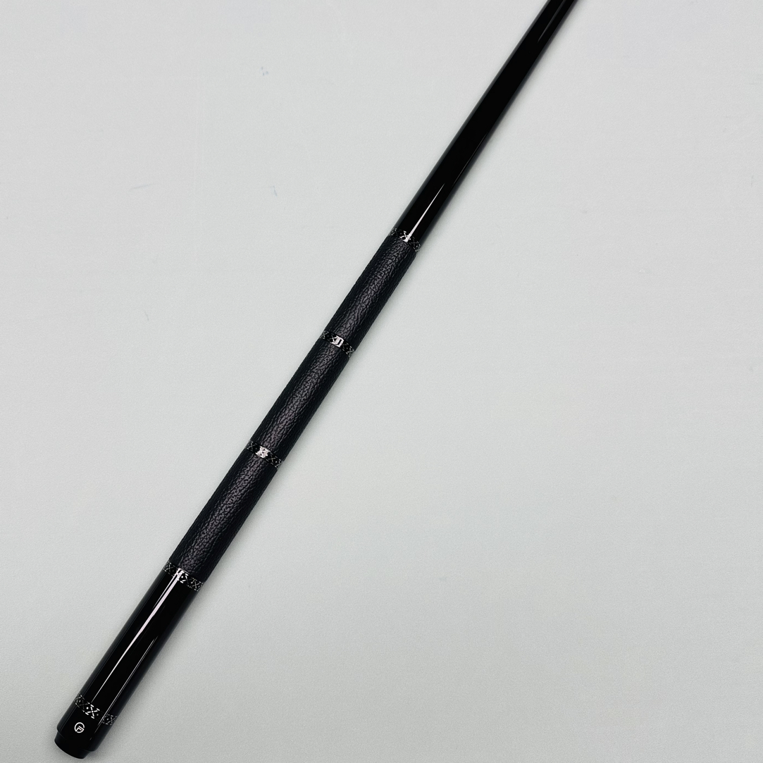 fuhan/福杆条纹乌木素面 台球杆 手工杆 大头杆 九球杆