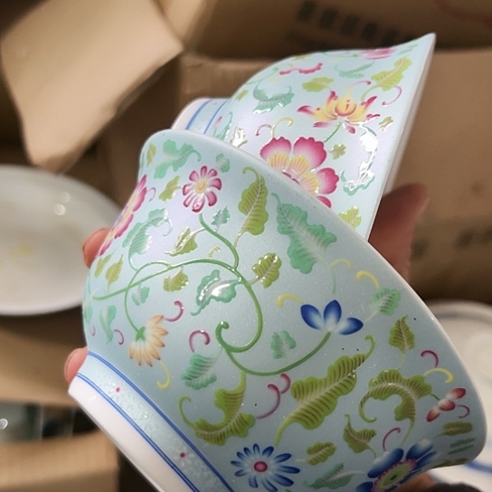盘5寸碗两个陶瓷陶瓷