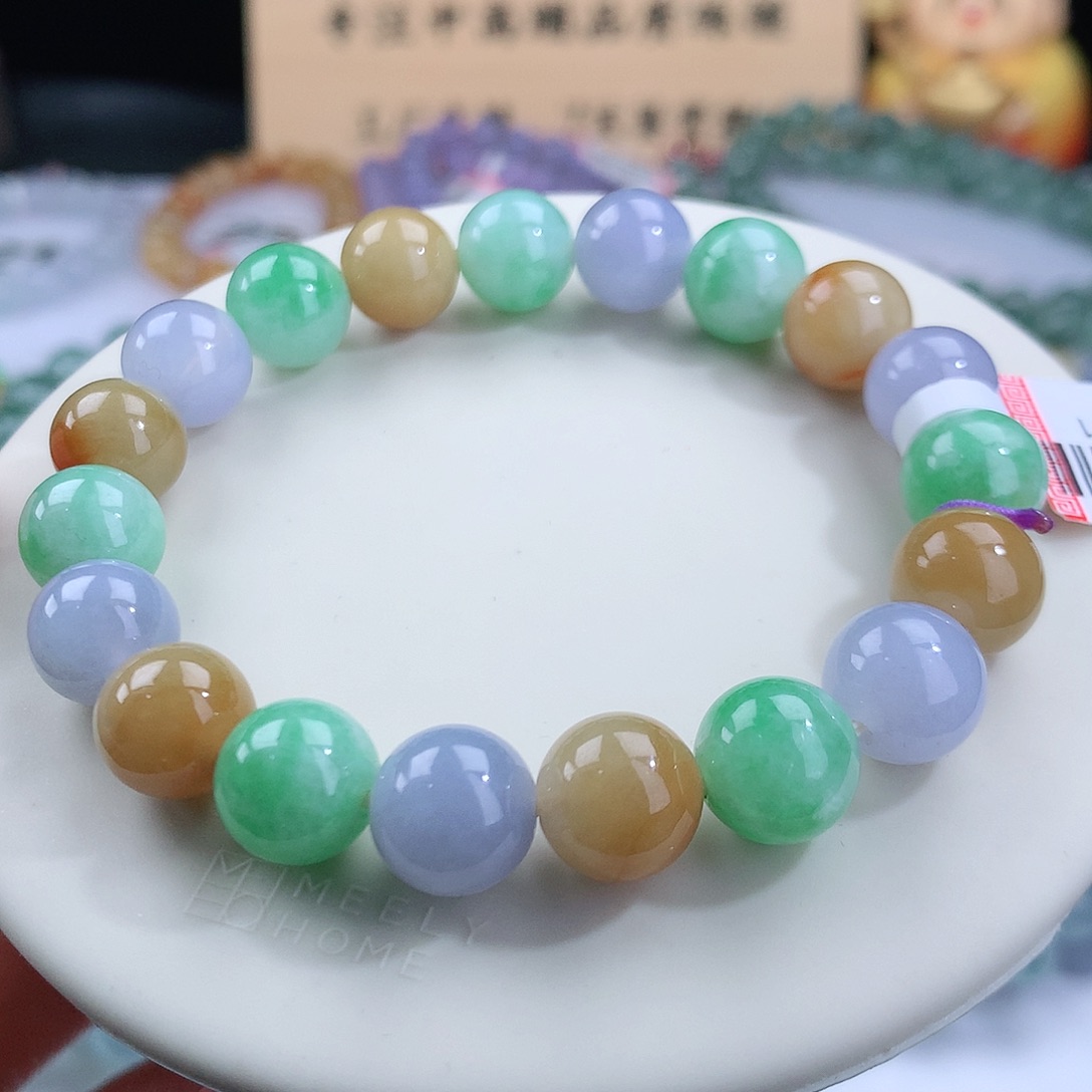 翡翠手链未镶嵌卡10