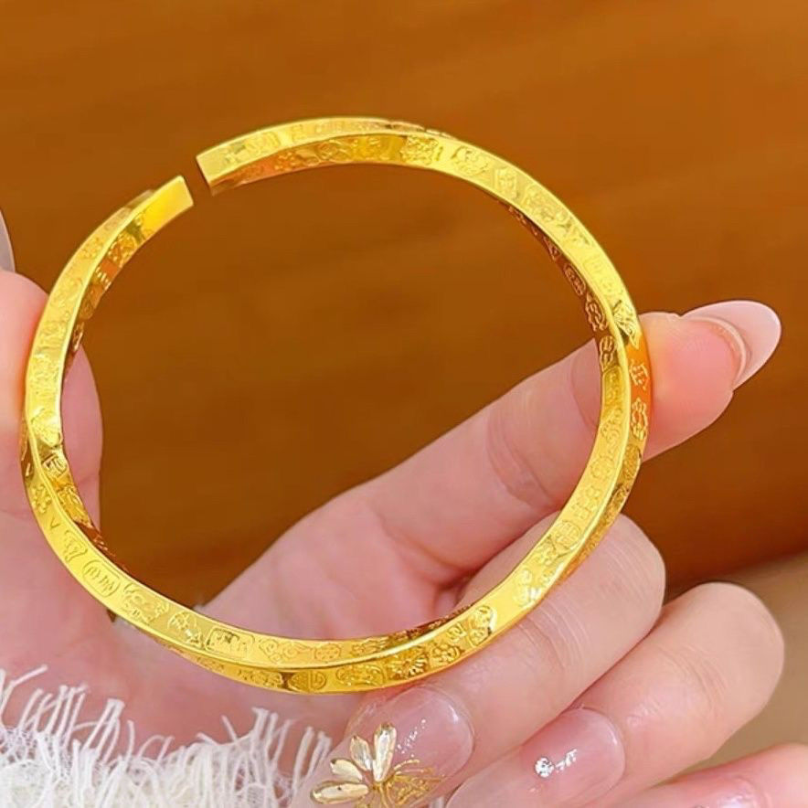 合金手镯 莫比乌斯吉言开口手镯