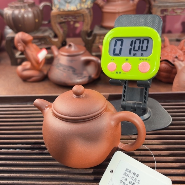 每***天紫砂茶壶宜兴原矿红皮龙