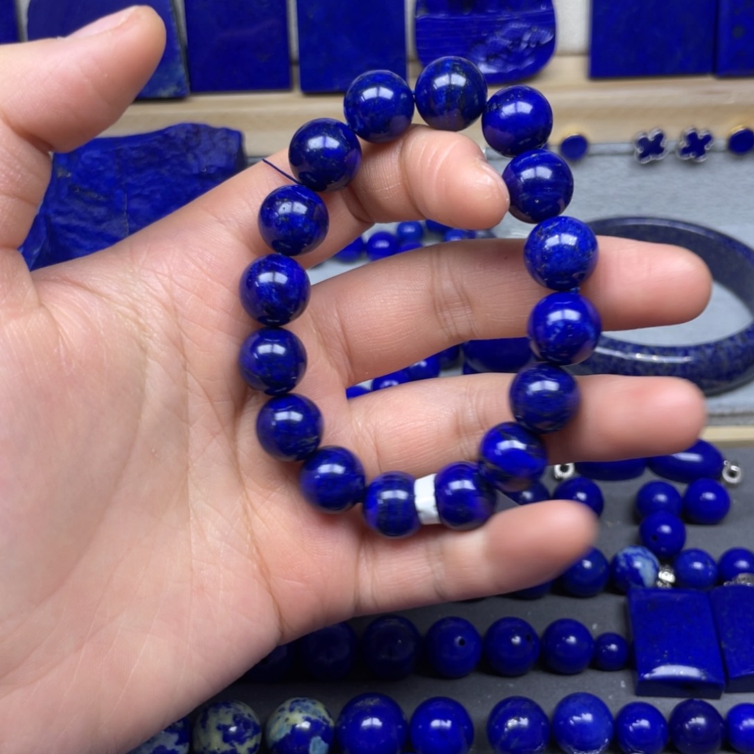 青金石手串12+未镶嵌