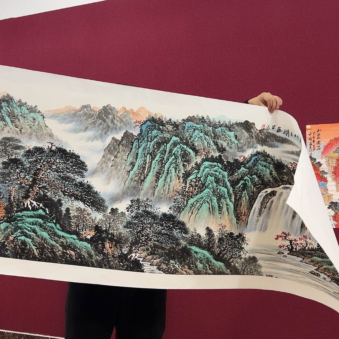 国画一**光国画作品的