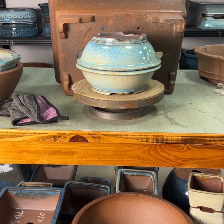 文***堂紫砂花盆高温釉处理26