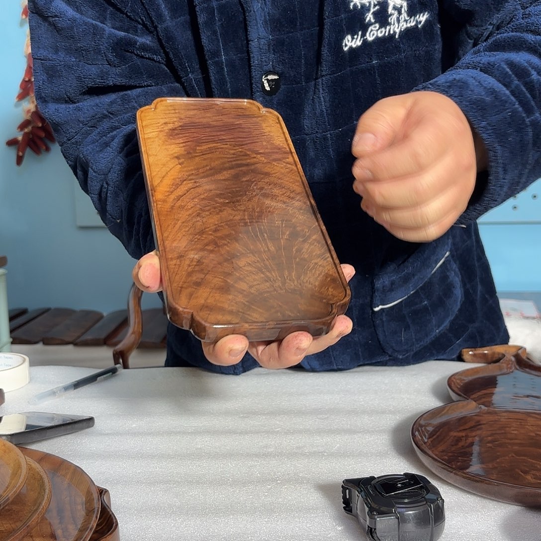 北美黑胡桃紫色长盘