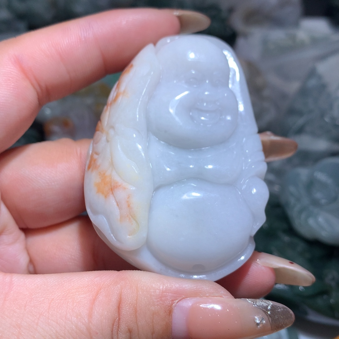 翡翠未镶嵌颈饰保真天然A货翡翠