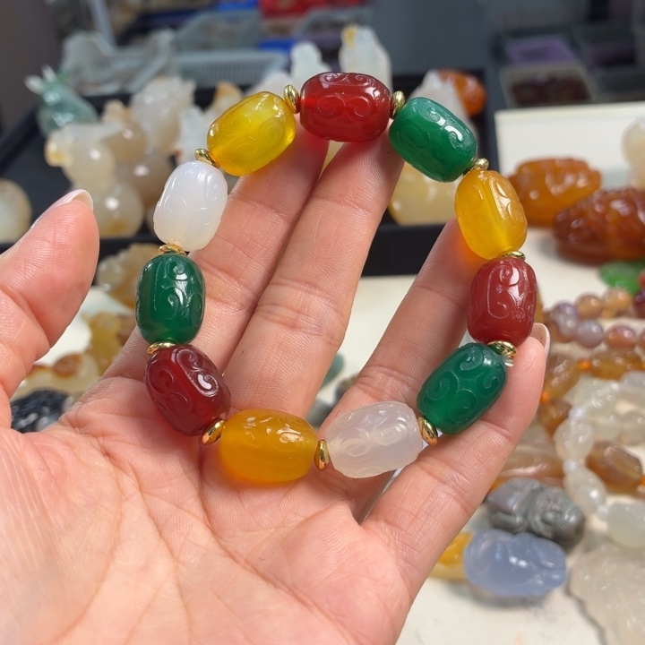 玛瑙/玉髓吊坠(不含链)未镶嵌