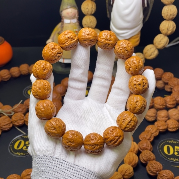 撒***洲手串文玩核桃小粗筋