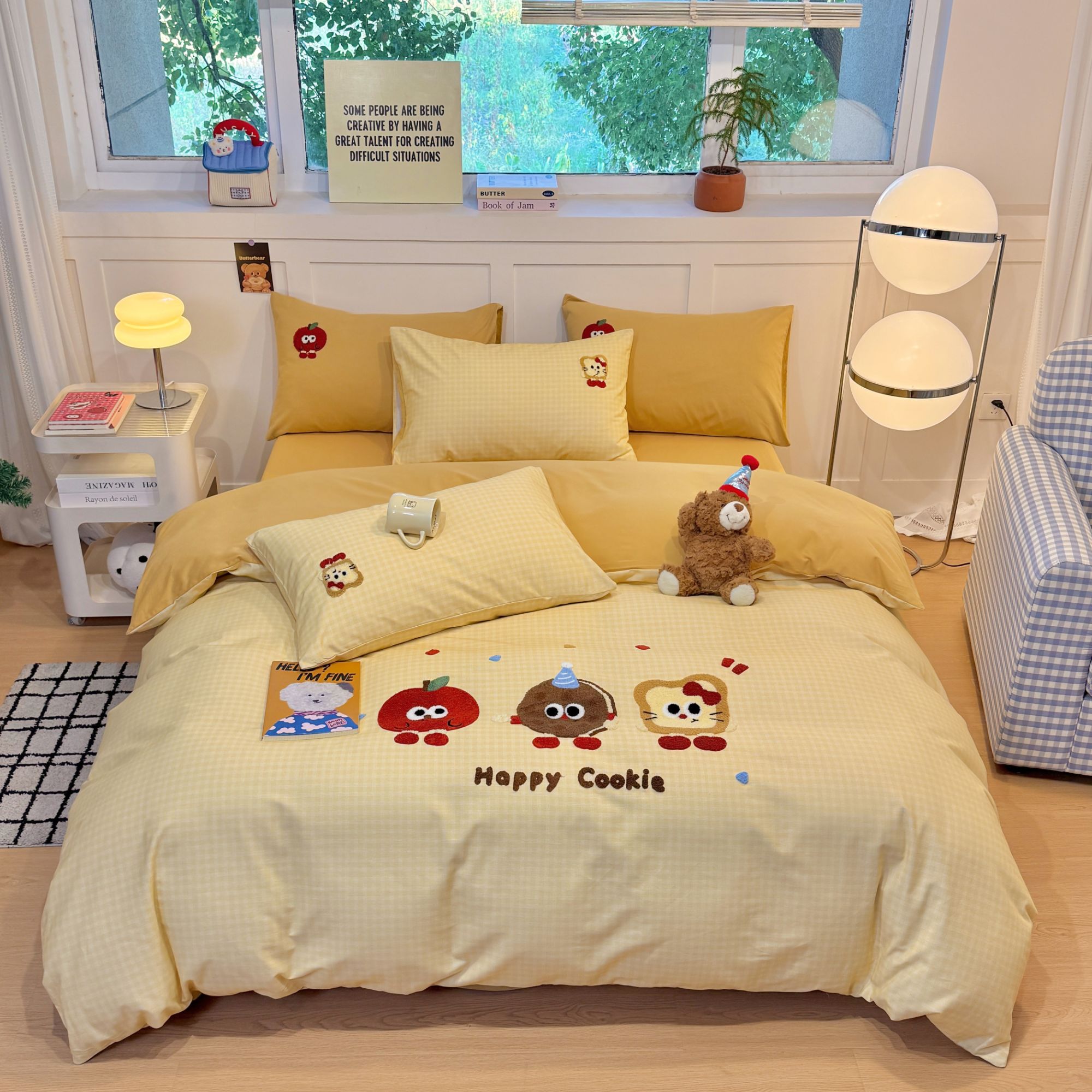 特! 小玲子 曲奇多系列 秋冬全棉加厚磨毛毛巾绣工艺款 套件