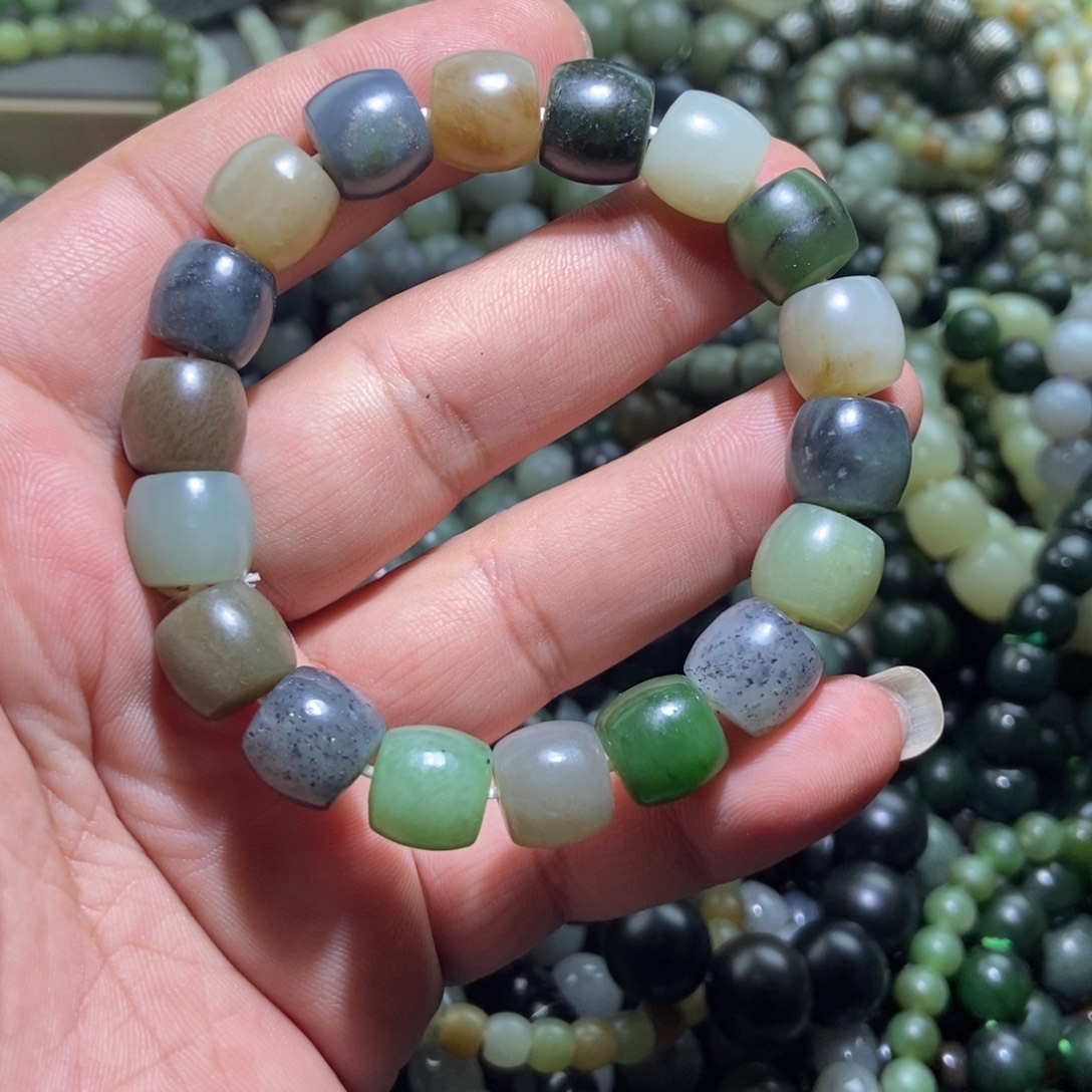 和田玉（糖玉）未镶嵌手链