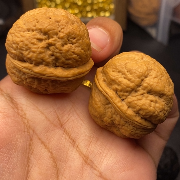把件文玩核桃34尺肌肉蛙