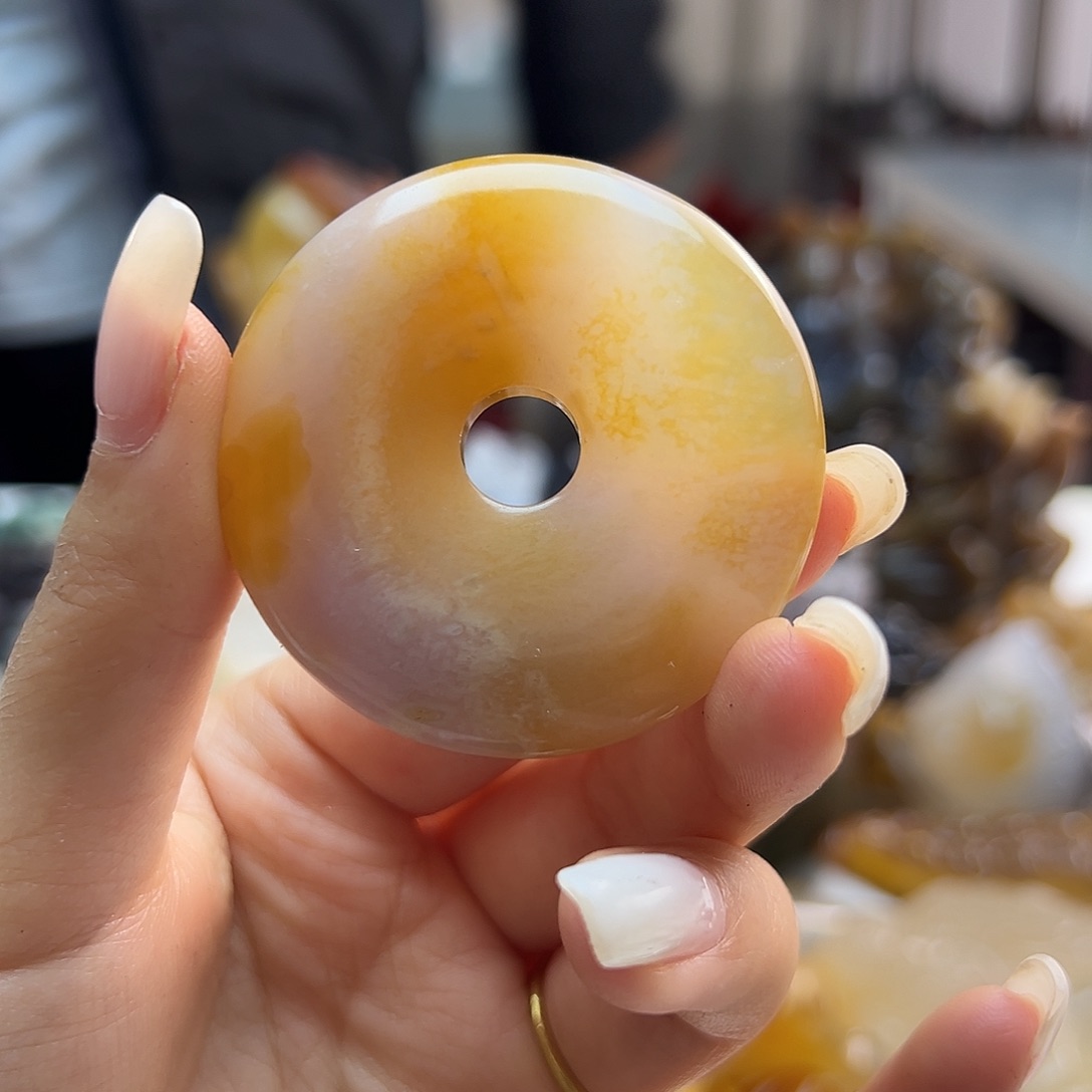 玛瑙/玉髓未镶嵌吊坠(不含链)