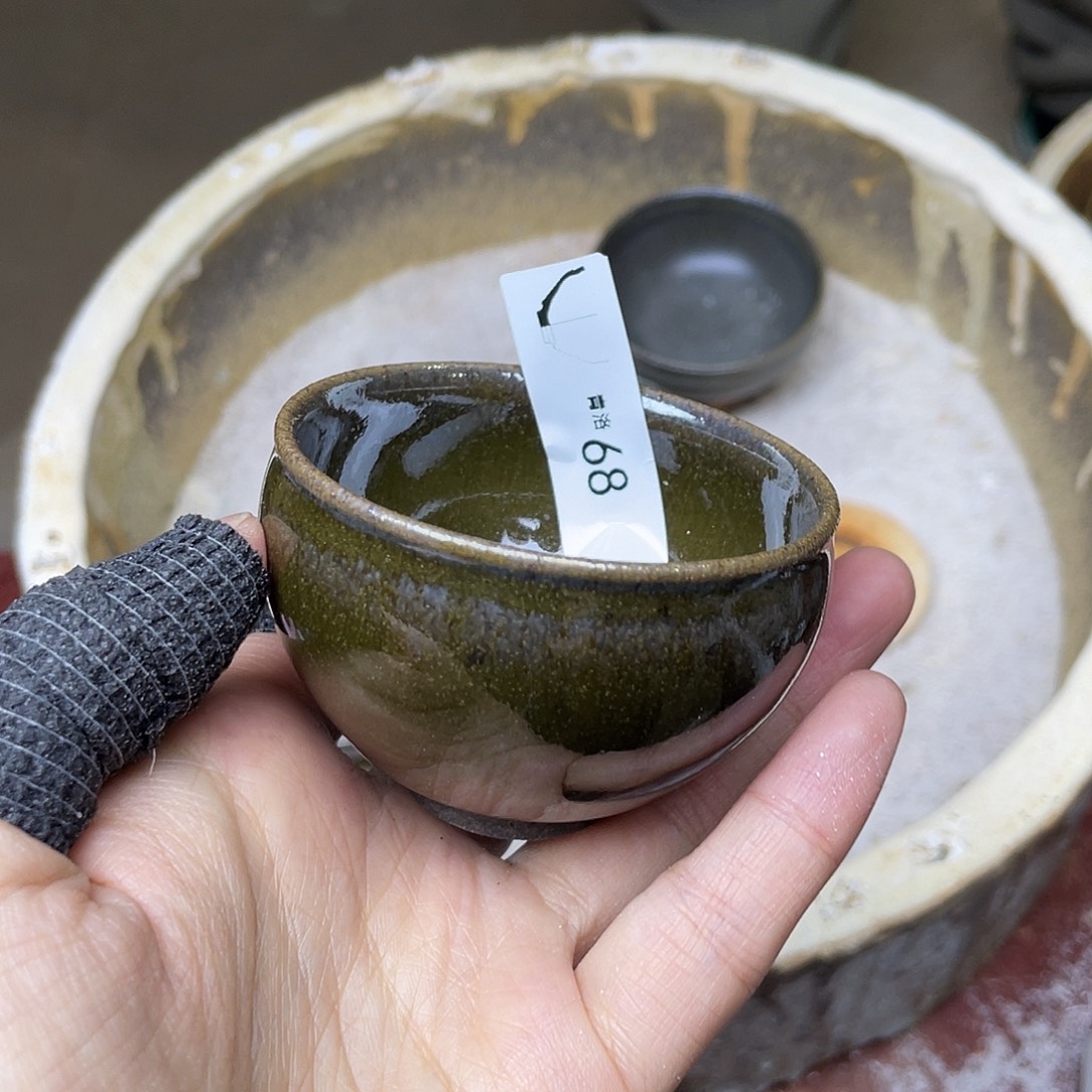 茶盏68 福临号建盏柴烧微瑕