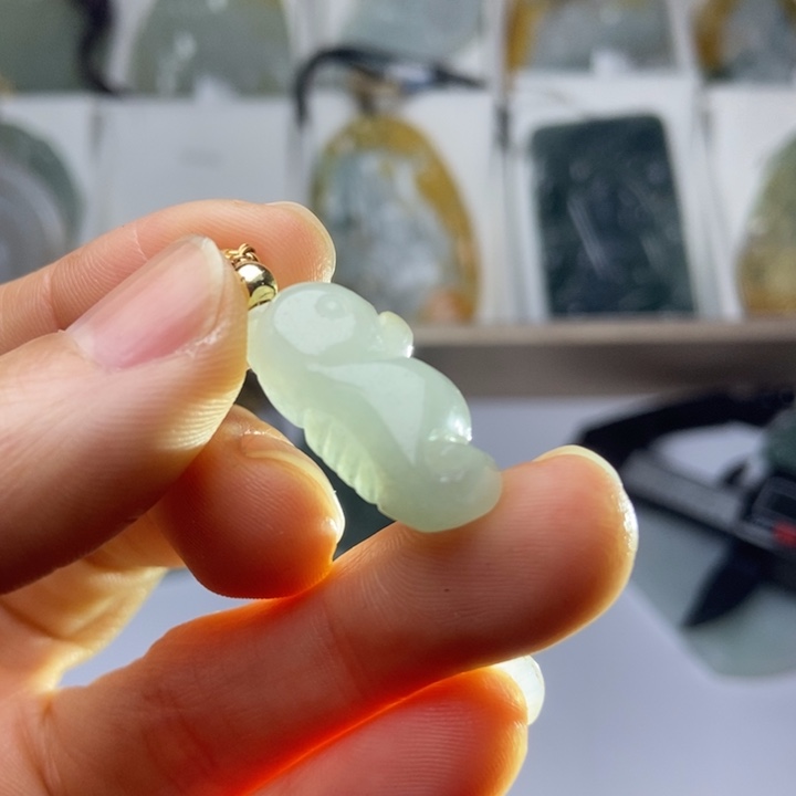 翡翠未镶嵌颈饰翡翠