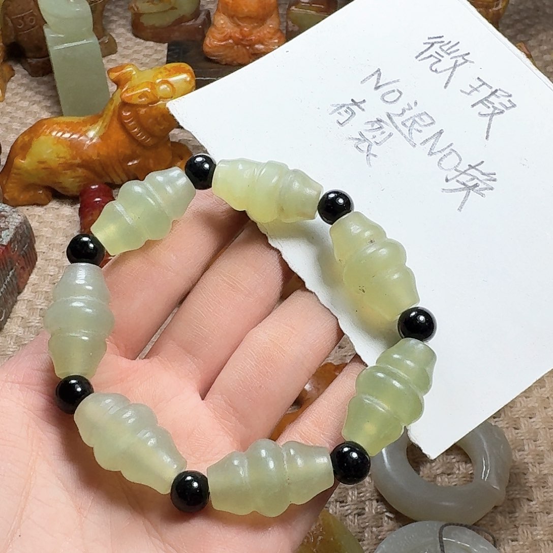 白玉菩提吊坠挂件