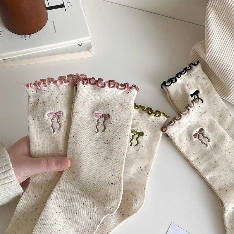 【袜子对对碰】秋冬珊瑚绒澳绒混款中筒袜 可爱日系混拆