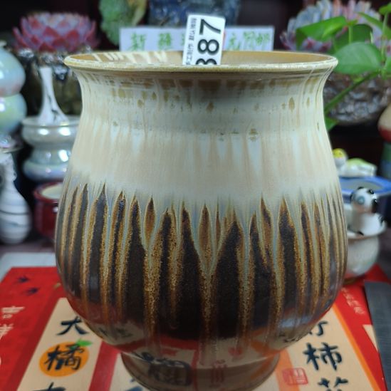 景德镇手工高温陶瓷：口17高23