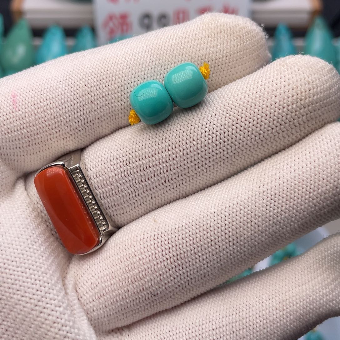 南红玛瑙合金手链老型珠