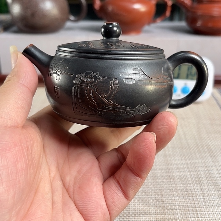 一***个紫砂茶壶宜兴原矿手工紫砂壶