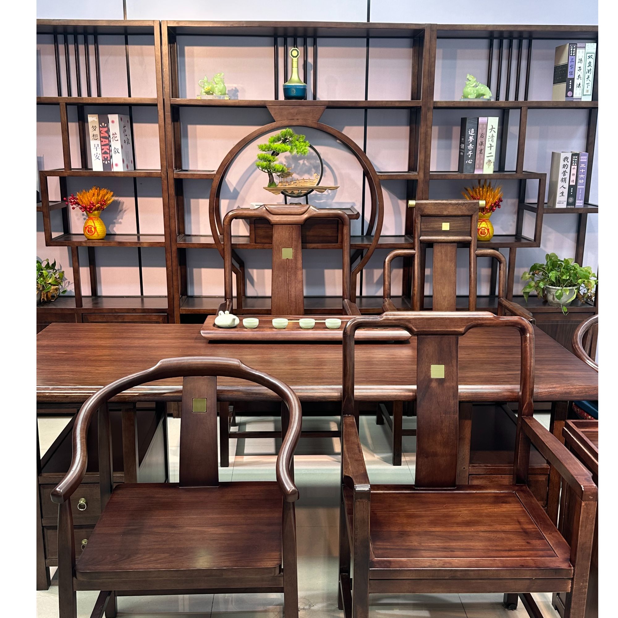 禅意茶台家具新中式