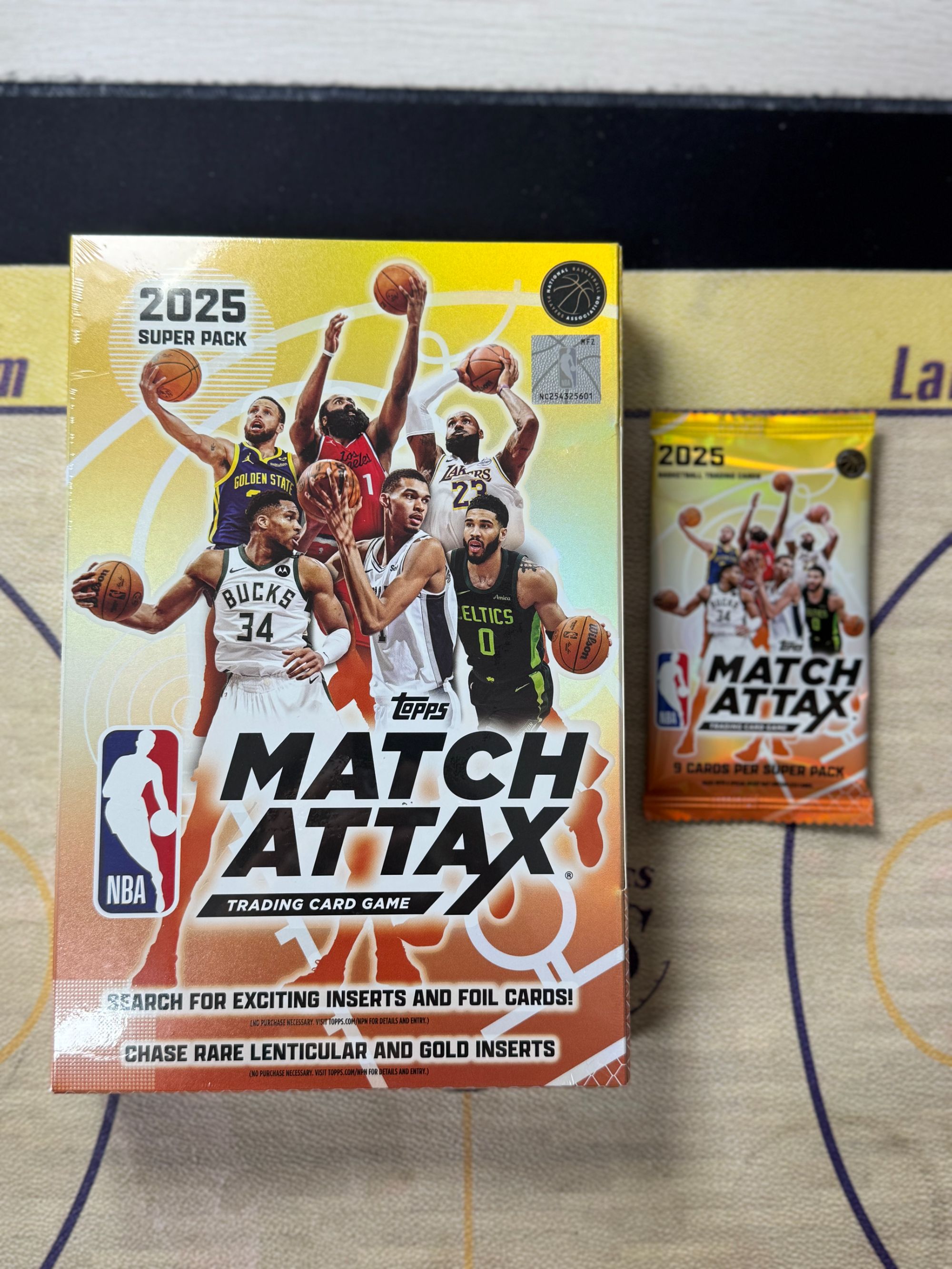 【代拆】 25-26 Topps NBA Match Attax篮球对战卡 超能包