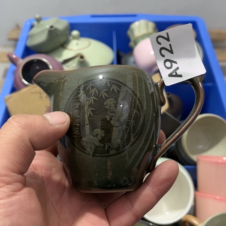 茶具默认微瑕瓷器、茶具、壶、摆件，介意勿拍 