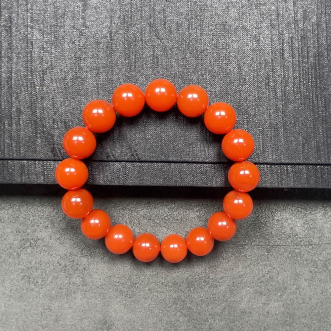 南红玛瑙12➕单圈未镶嵌