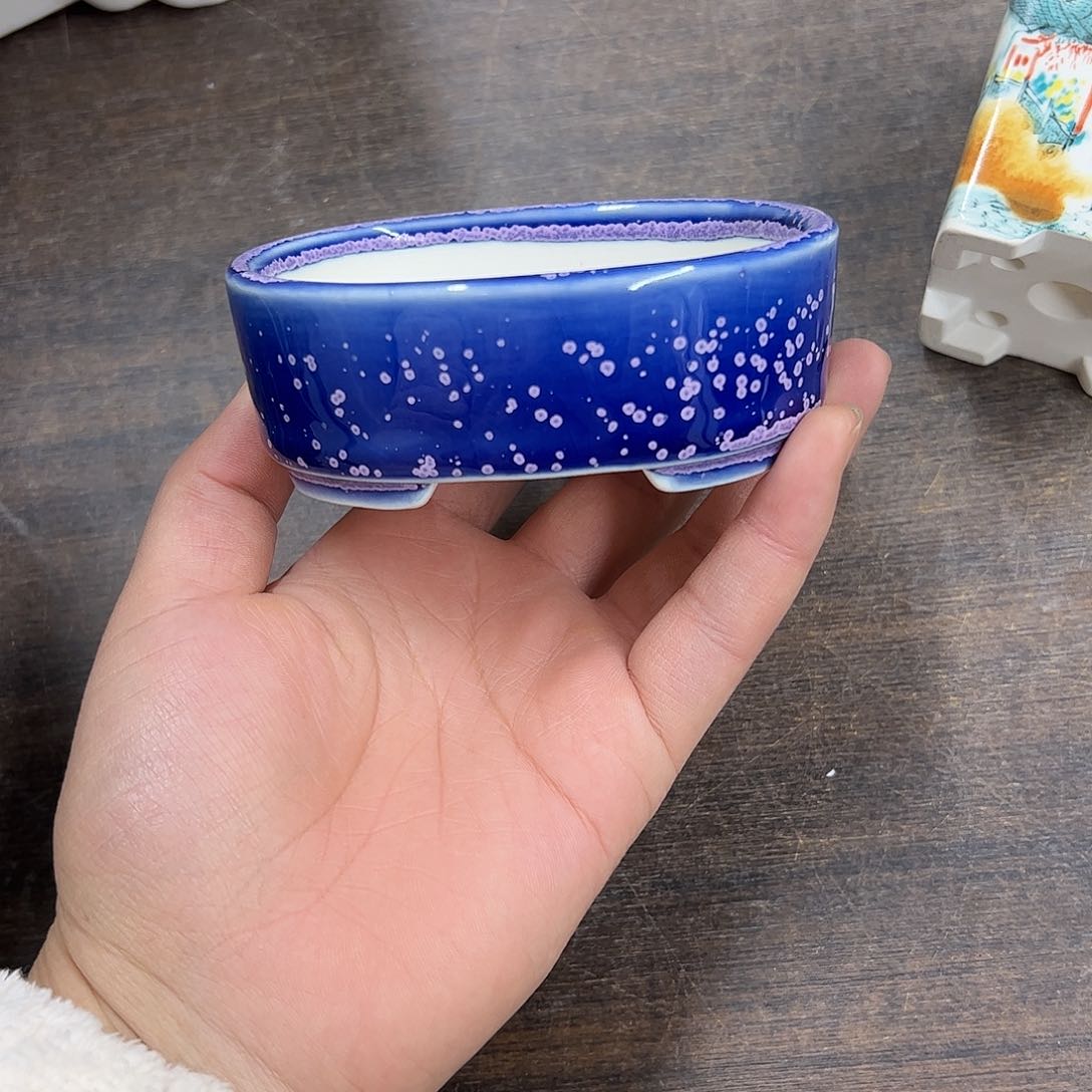 紫砂花盆338号10/8/3cm