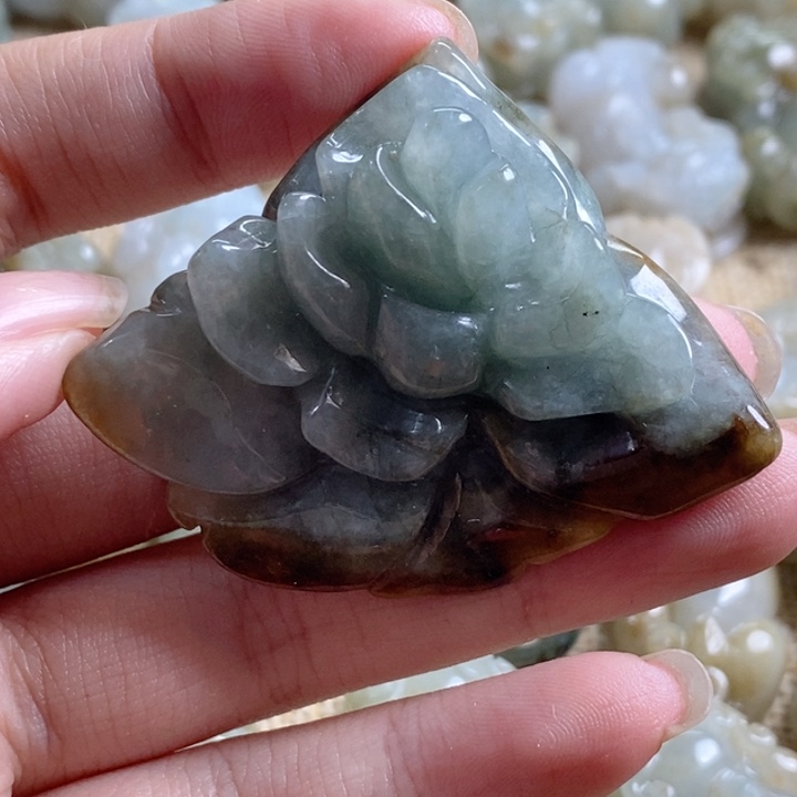 翡翠未镶嵌颈饰天然翡翠