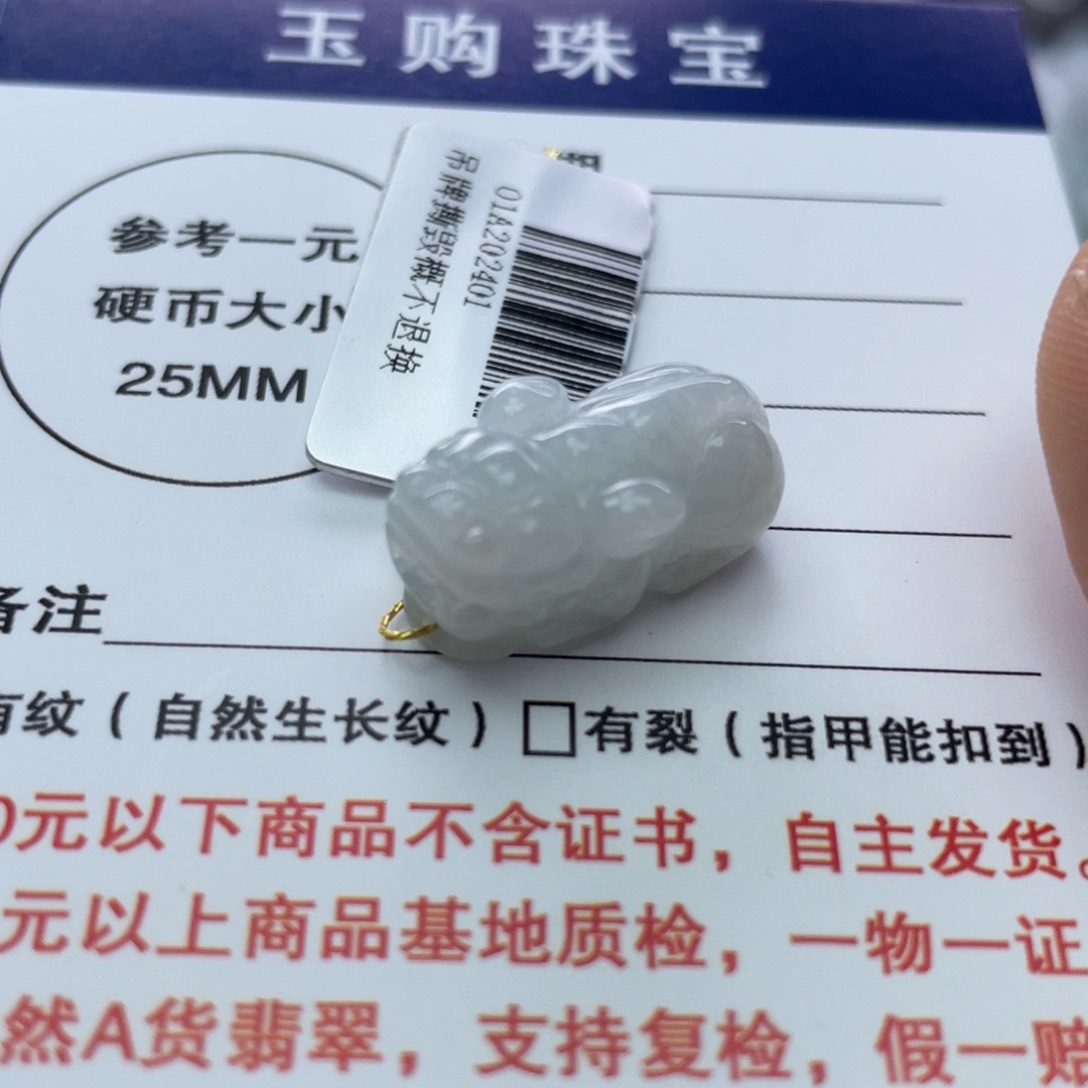 翡翠颈饰未镶嵌翡翠貔貅
