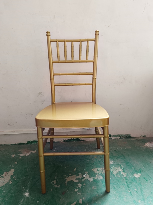 铁艺竹节椅子户外婚庆椅宴会椅白色金色竹节椅酒店婚庆椅特惠好评