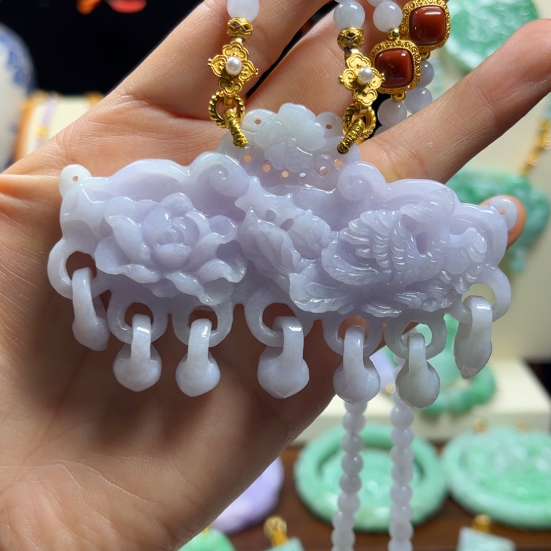 翡翠未镶嵌颈饰天然翡翠