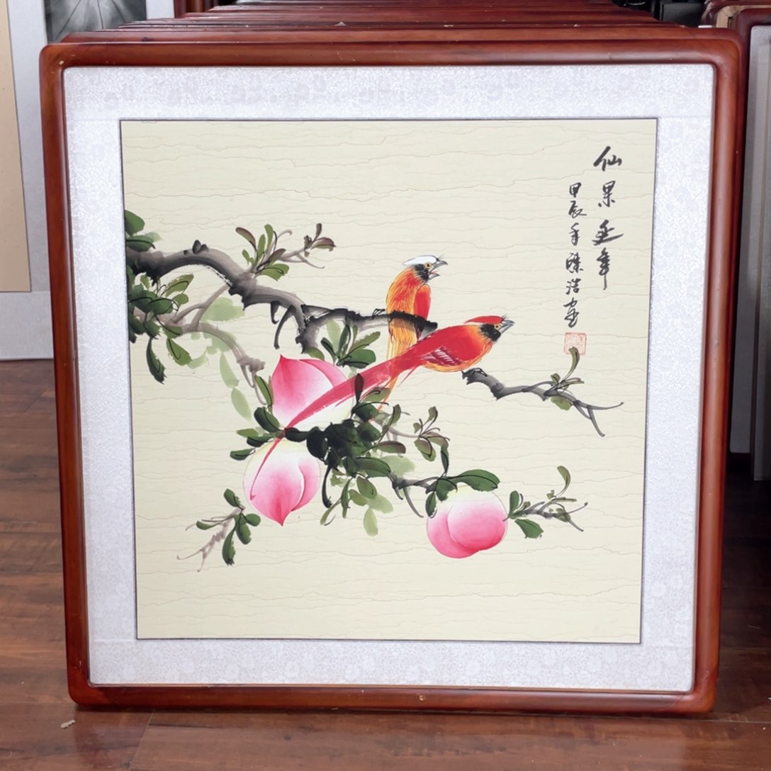 国画带框尺寸63*63厘米