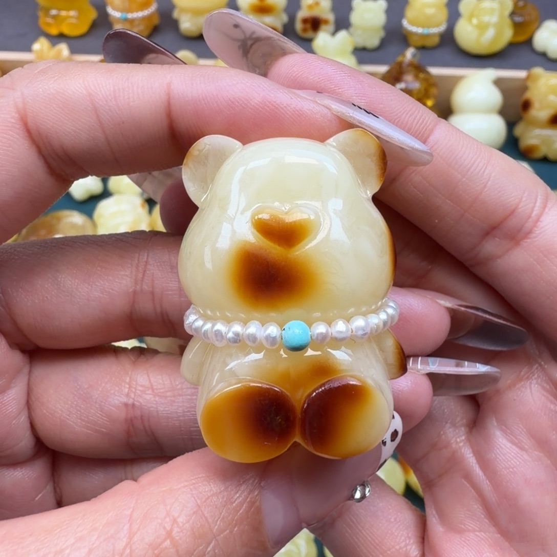 琥珀未镶嵌裸石蜜蜡