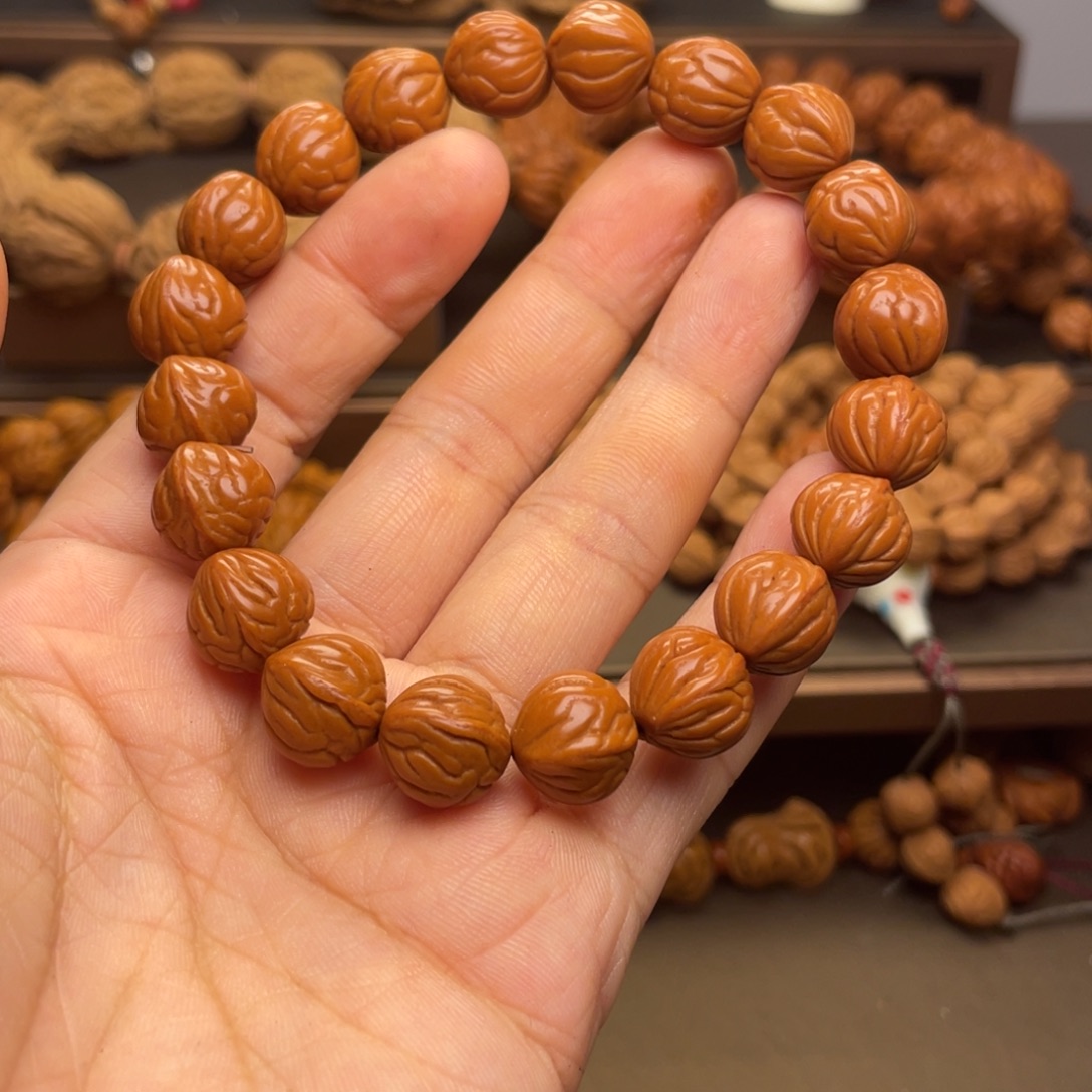 手串桃核龙纹桃核23