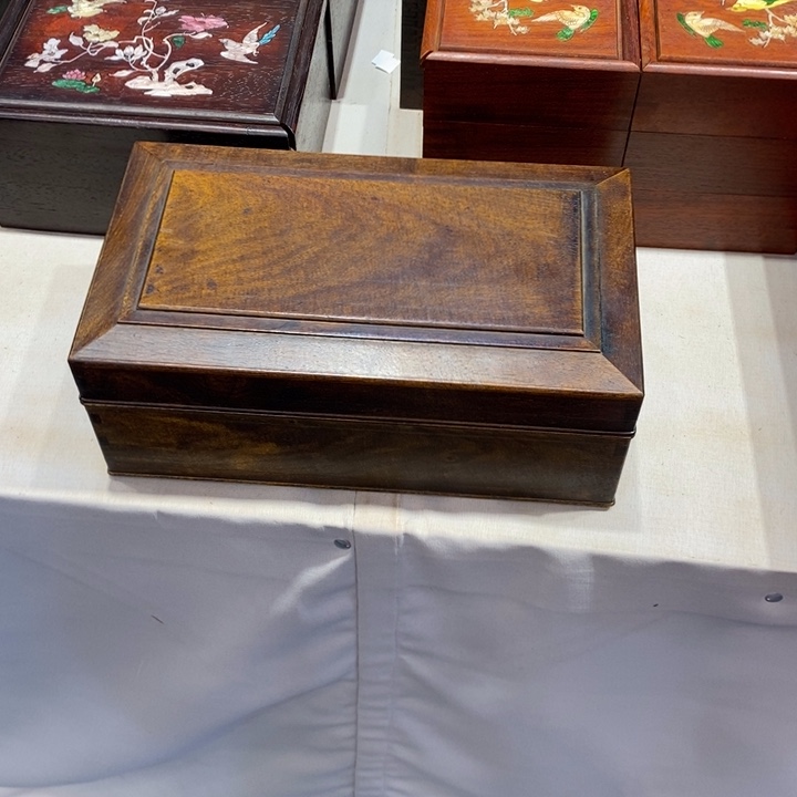 二***筝木木木木素面双层首饰盒