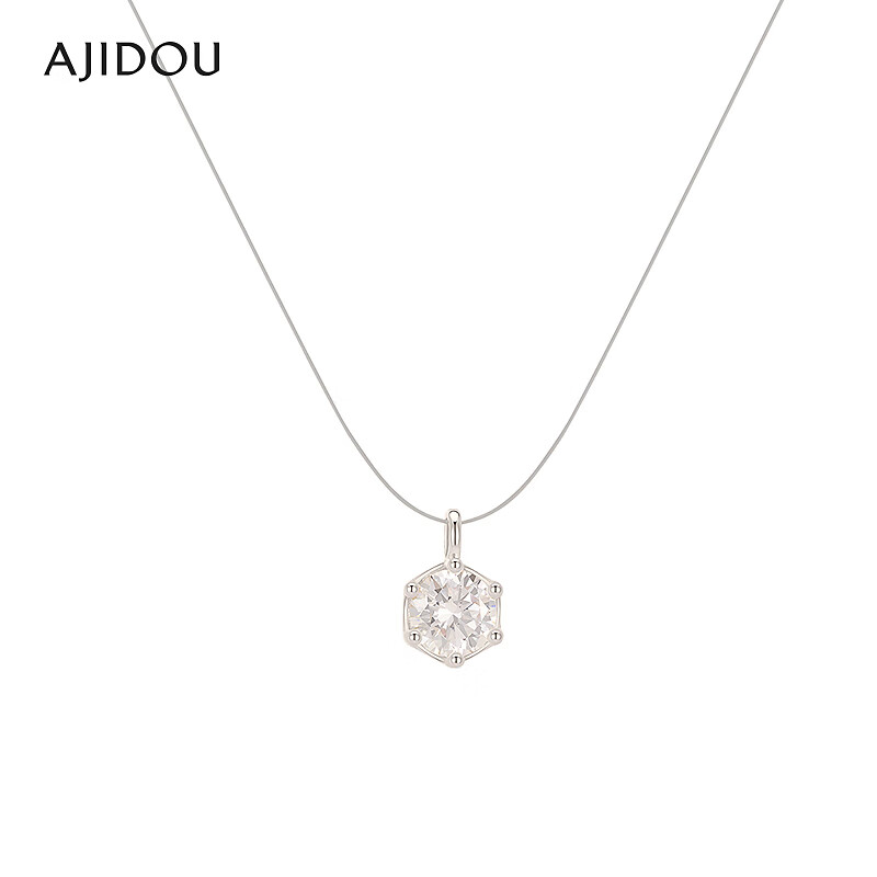 合金合成锆石项链 阿吉豆时尚女款唯美项链锁骨链气质配饰【RLX】