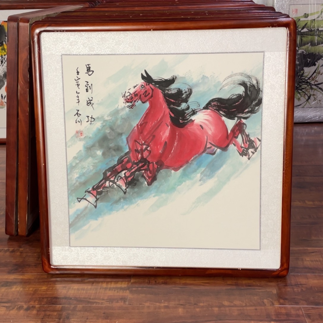 国画带框尺寸63*63厘米