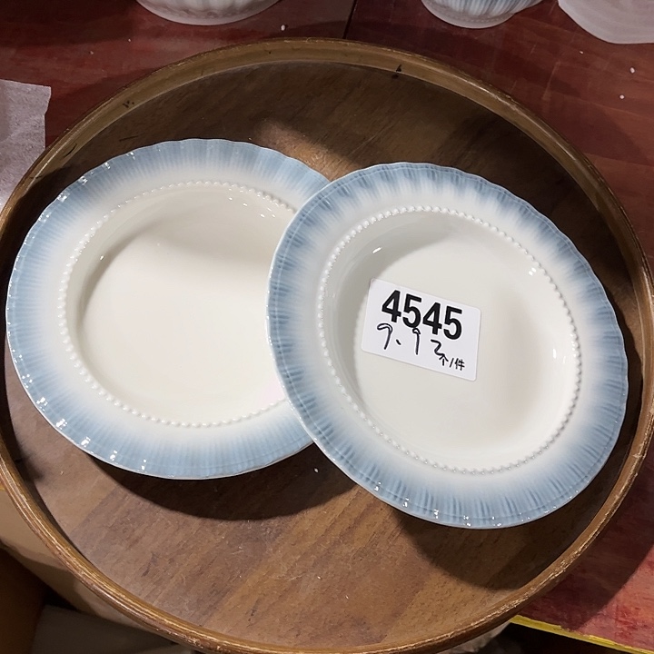 瓷微瑕外贸餐具4545